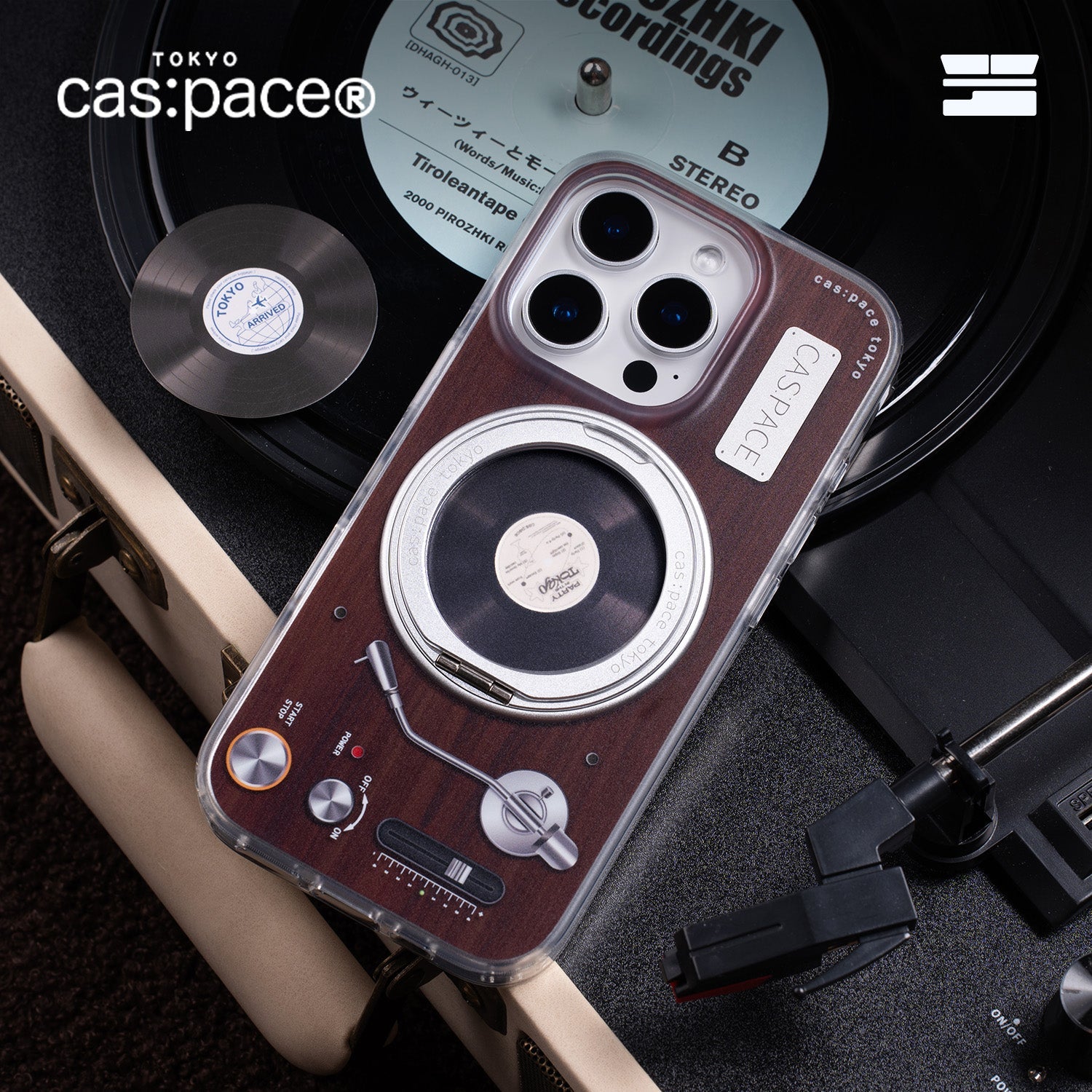 cas:pace 25S/S MagSafe対応「wood vinyl」携帯ケース - cas:pace 殼空間